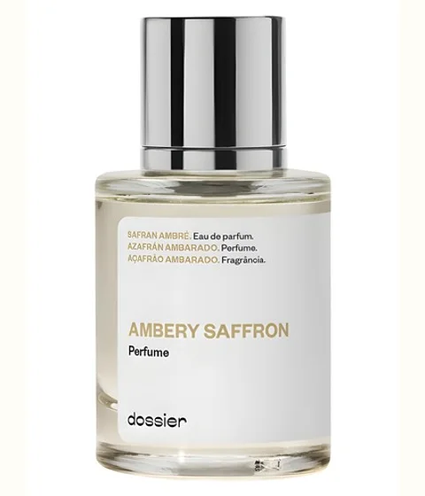 Dossier Ambery Saffron perfume bottle