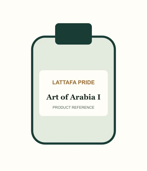 Lattafa Pride Art of Arabia I perfume bottle