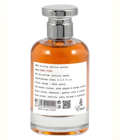 Emir Campfire perfume bottle