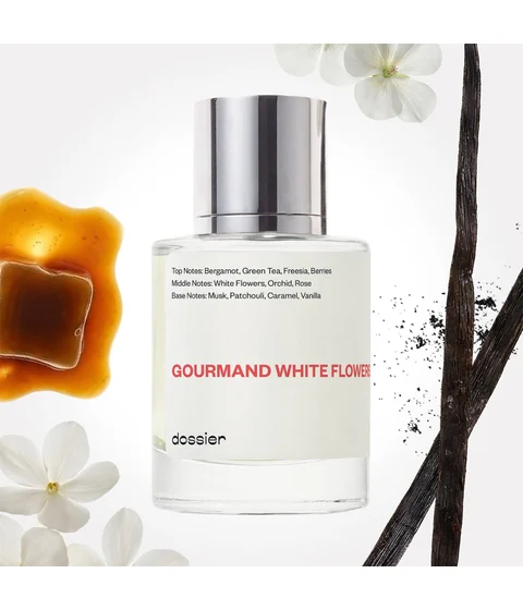 Dossier Gourmand White Flowers perfume bottle