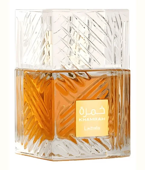 Lattafa Khamrah perfume bottle