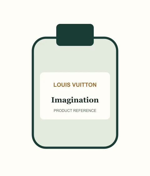 Louis Vuitton Imagination perfume bottle