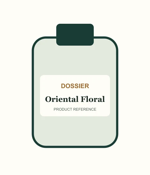 Dossier Oriental Floral perfume bottle