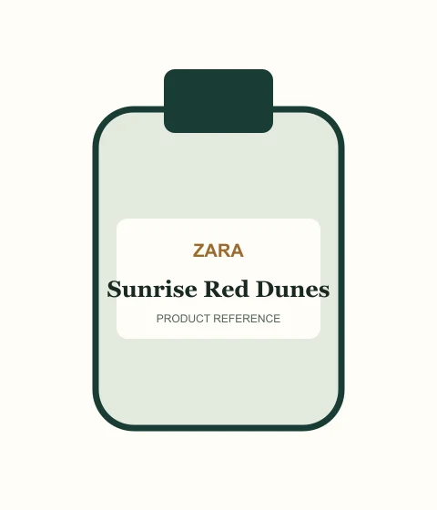 Zara Sunrise on the Red Sand Dunes perfume bottle