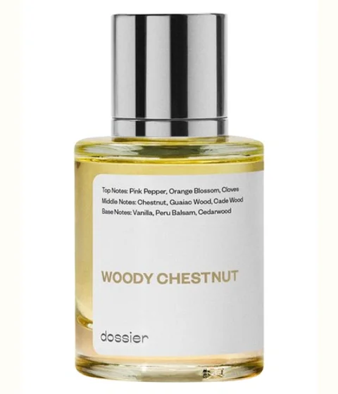 Dossier Woody Chestnut perfume bottle